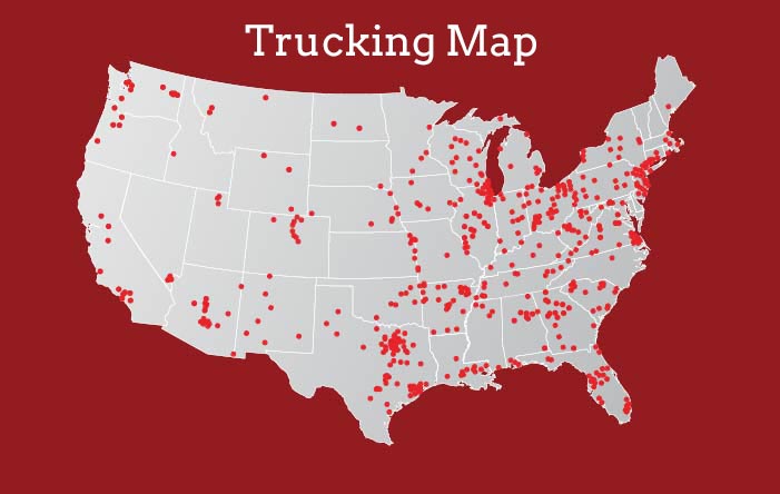 Acs Trucking Map